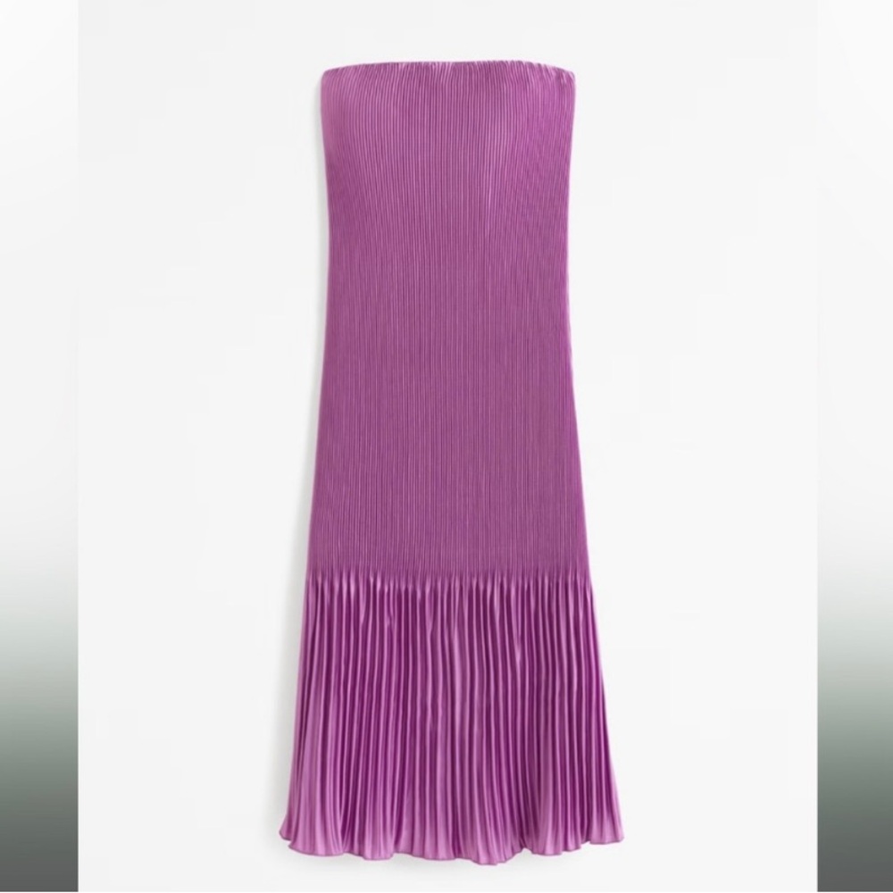 NWT Abercrombie and Fitch Giselle Pleat Release Midi Dress XXSP